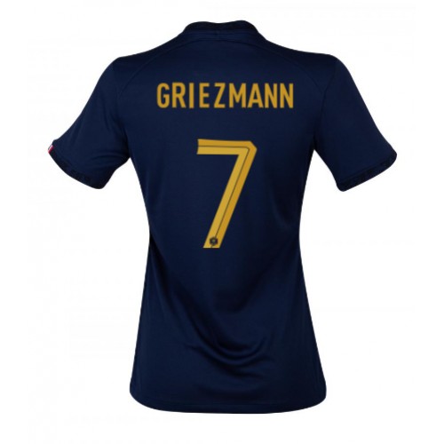 Dámy Fotbalový dres Francie Antoine Griezmann #7 MS 2022 Domácí Krátký Rukáv
